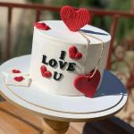 کیک آی لاو یو ولنتاین