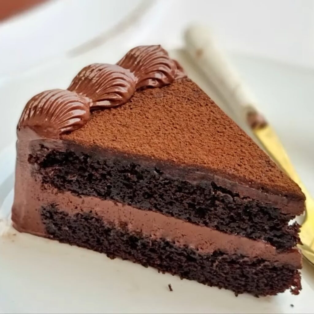 کیک شکلاتی دبل چاکلت